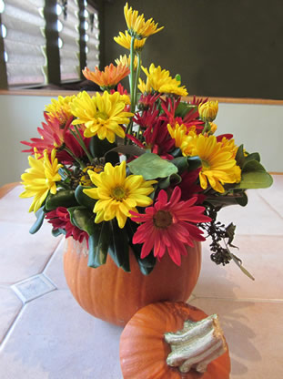 pumpkin centerpiece